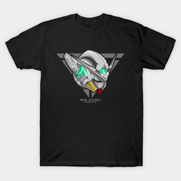 Exia Head T-Shirt by garistipis